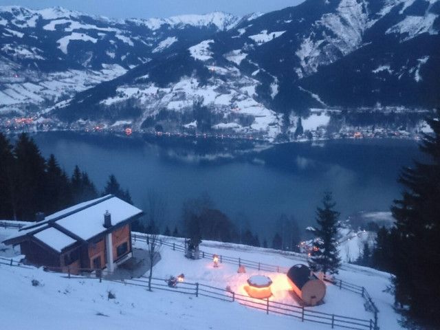 Entwies Alm in Zell am See im Winter